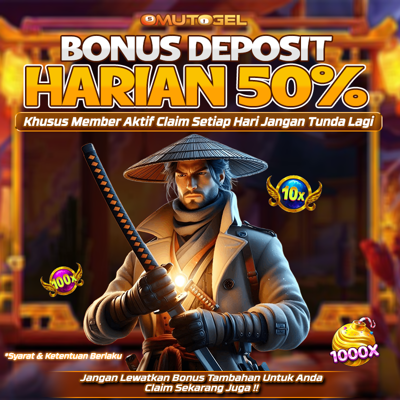 BONUS DEPOSIT 50%